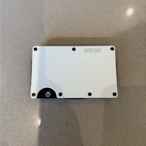 Ridge White Money Clip